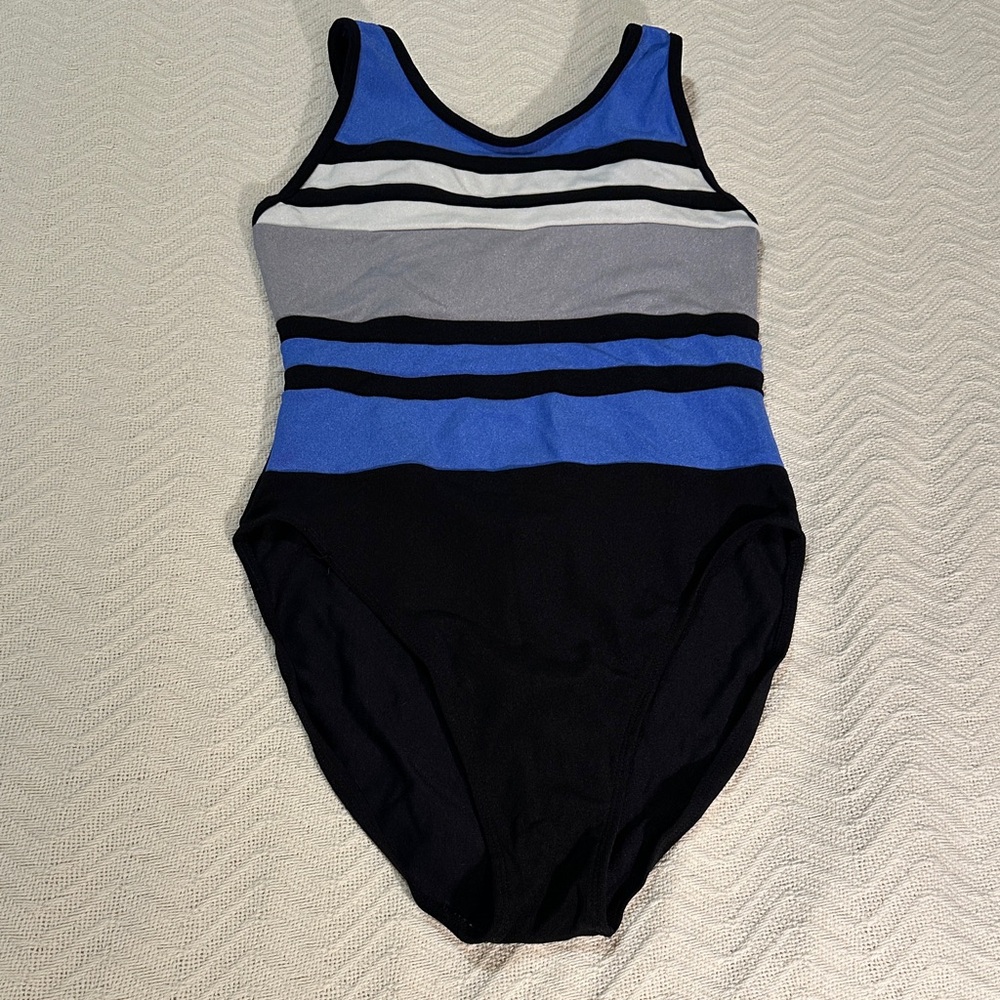 Vintage Prospirit Black and Blue Swimsuit
